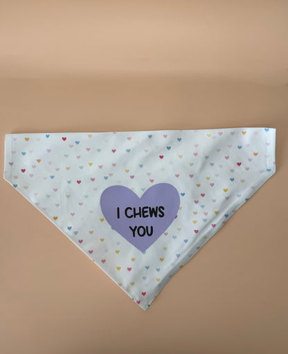 ‘I CHEWS YOU’ Scarf