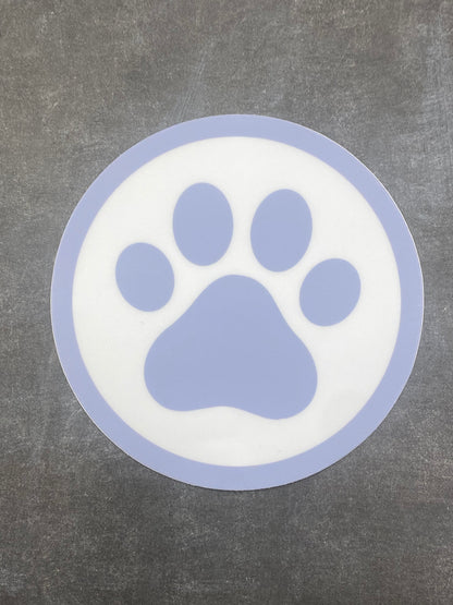 Paw Print Sticker