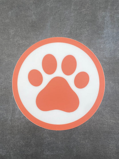 Paw Print Sticker