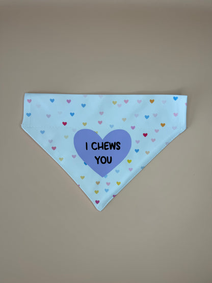 ‘I CHEWS YOU’ Scarf